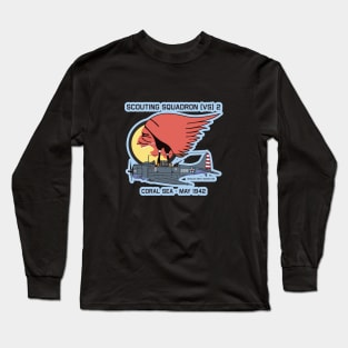 Scouting Squadron VS2 - Coral Sea - May 1942 Long Sleeve T-Shirt